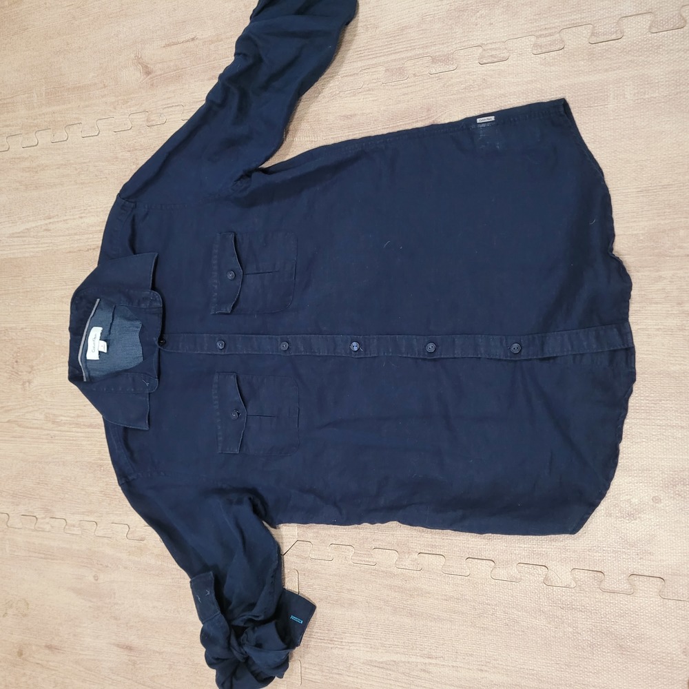 Calvin Klein Linen Utility Shirt